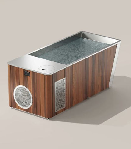IceForge Pro All-in-One máquina generadora de hielo integrada con bañera para crioterapia