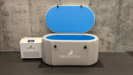 Pack VIP: bañera horizontal de baño frío con chiller Premium 2HP de máxima potencia