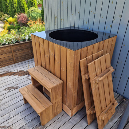 Bañera BLACK HOLE vertical Thermowood