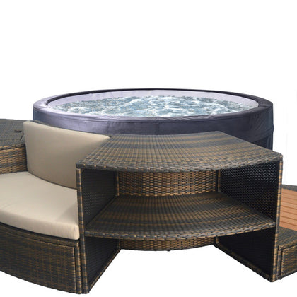 Spa semirrígido 4 plazas - Vita con muebles