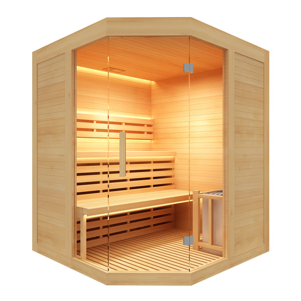 Sense 3 angular - sauna tradicional 3/4 plazas
