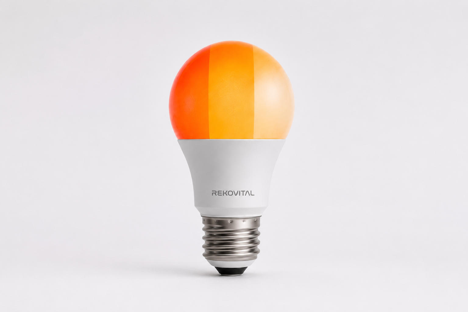 RekoBulb 3T, bombilla de cronobiología con tres tonos: roja, ámbar y luz natural