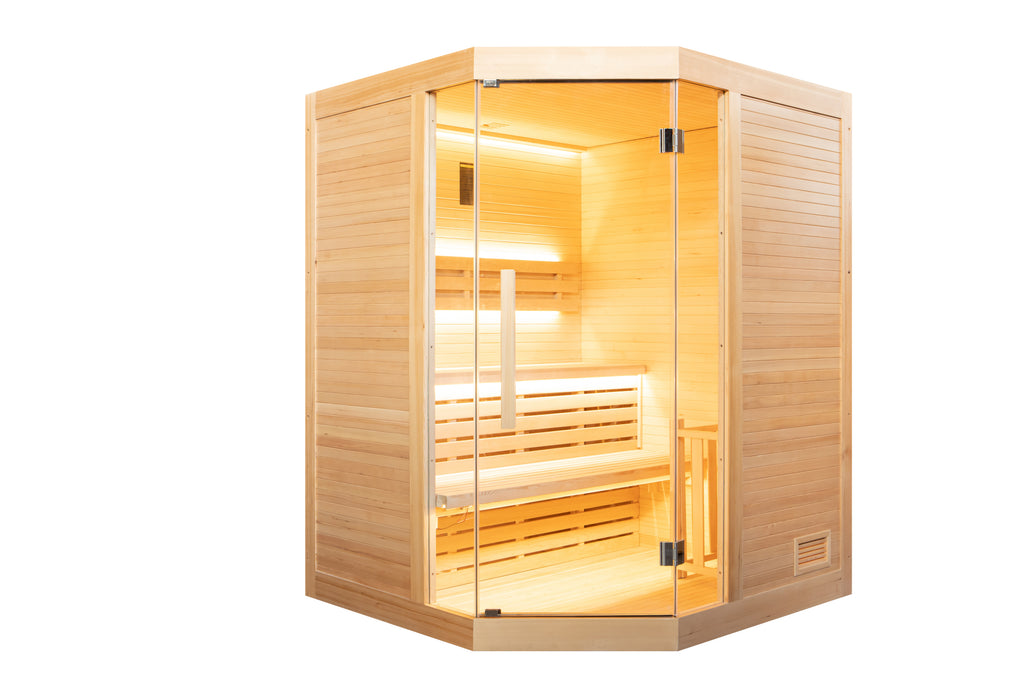 Sense 3 angular - sauna tradicional 3/4 plazas