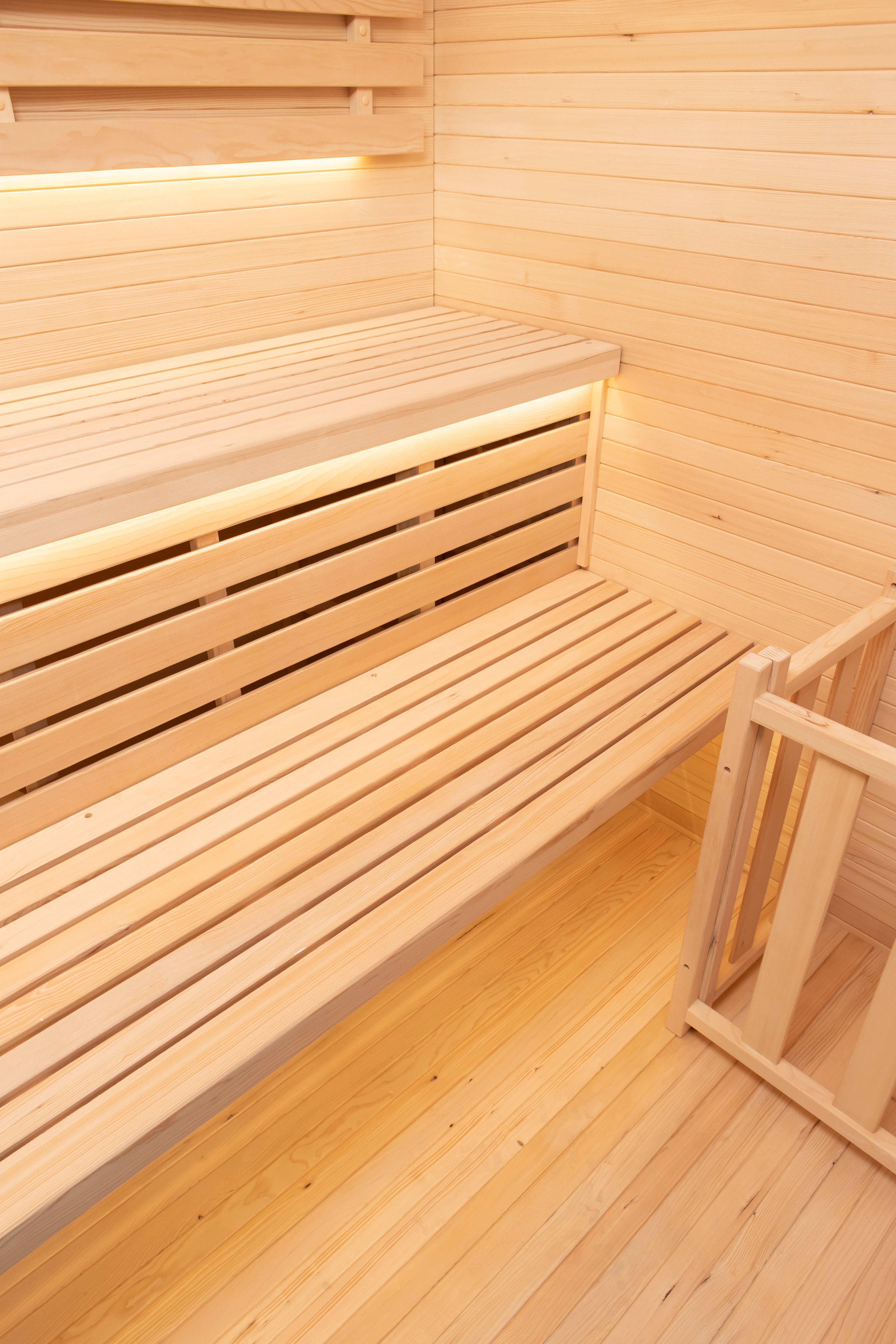 Sense 3 angular - sauna tradicional 3/4 plazas