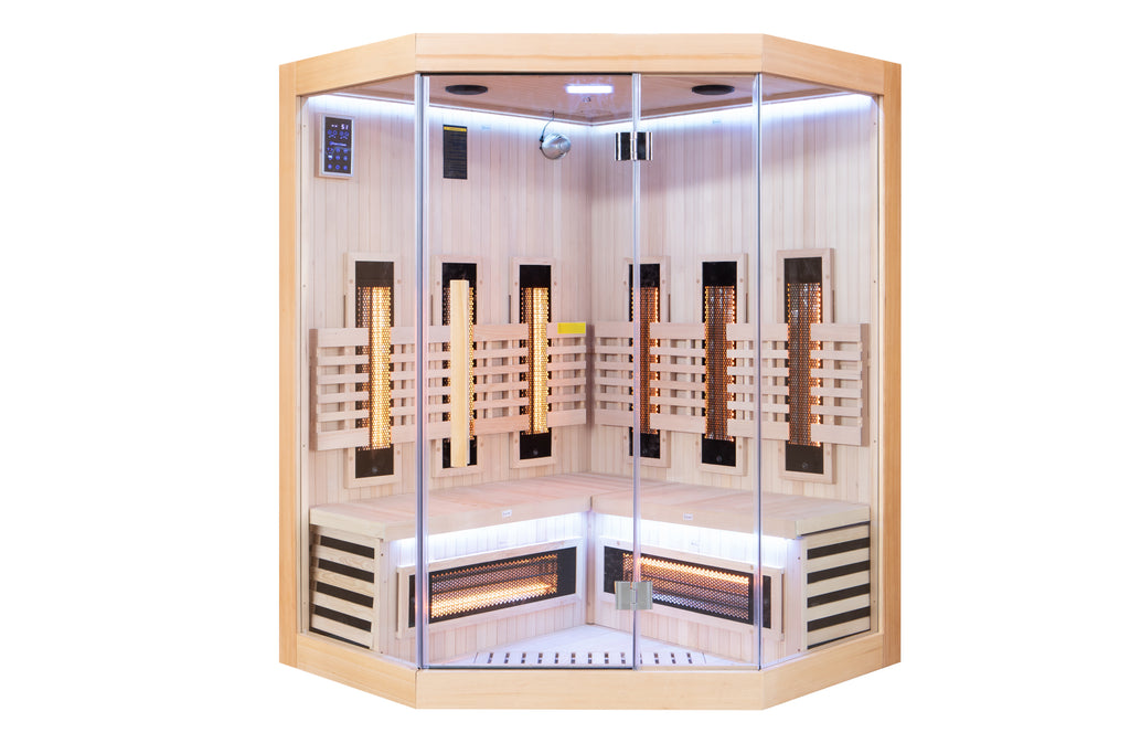 Sense 2 IR angular - Sauna infrarroja 2 personas