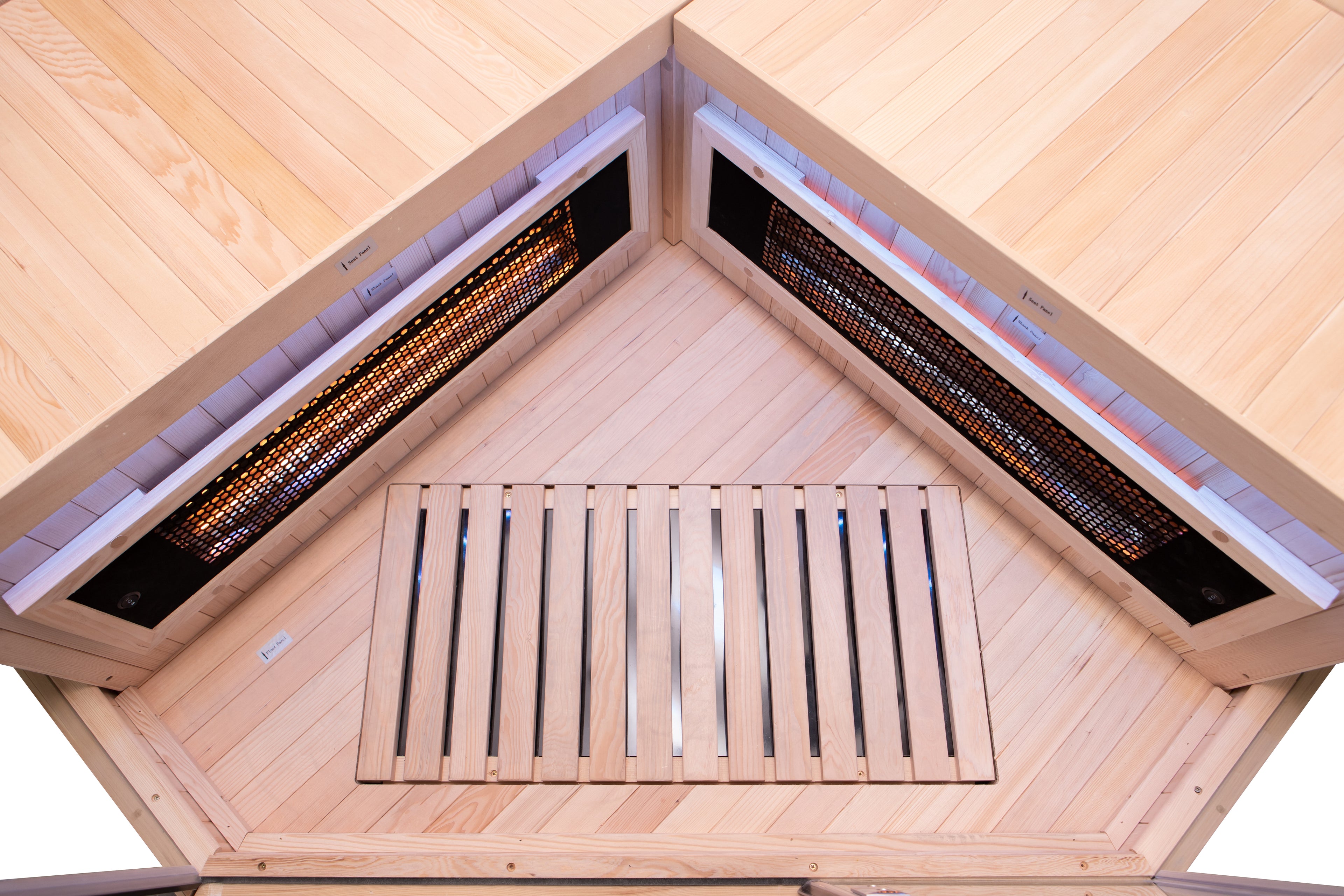 Sense 2 IR angular - Sauna infrarroja 2 personas