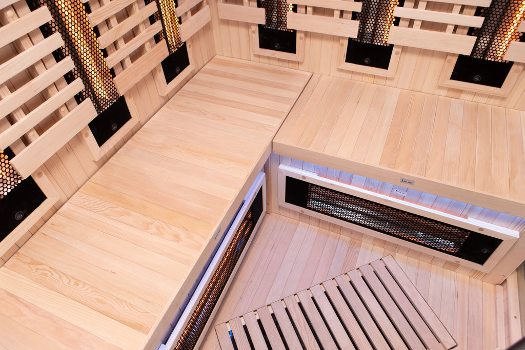 Sense 2 IR angular - Sauna infrarroja 2 personas
