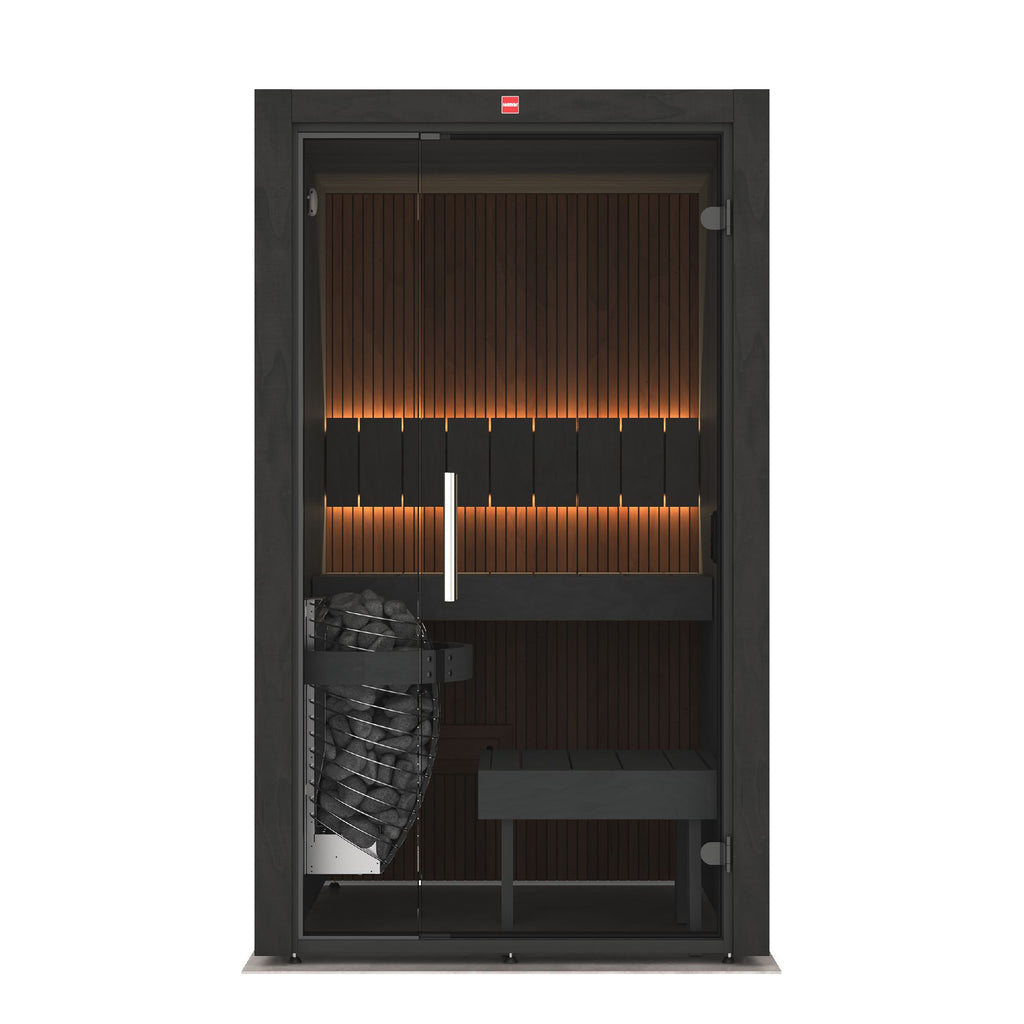 Sauna Harvia Urban Small negra interior