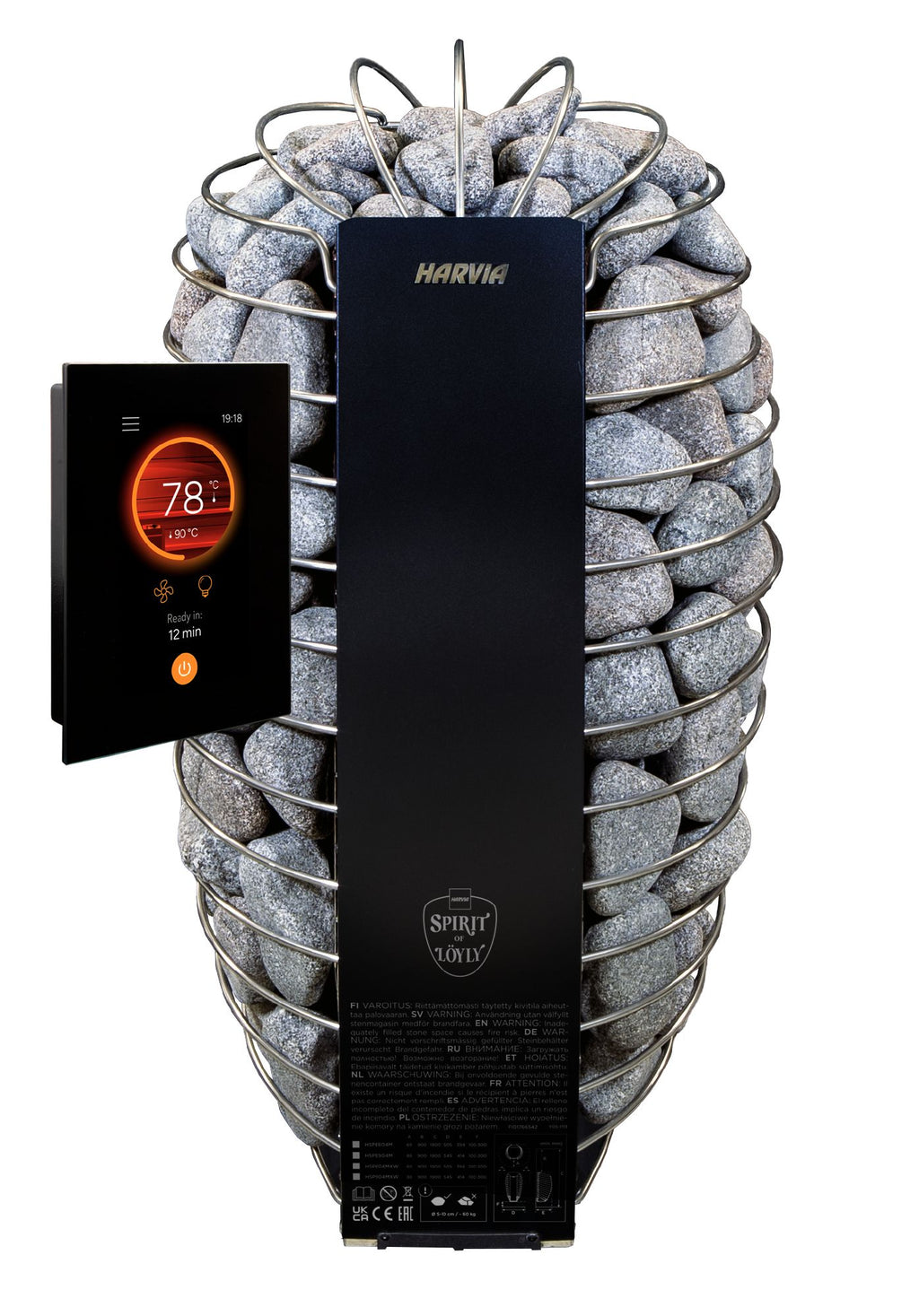 Estufa de sauna Harvia Spirit SP90FC WiFi 9 kW