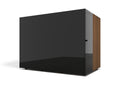 Sauna exterior Harvia Lux Large — vidrio negro panorámico, alta gama · 4 personas