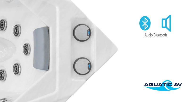 Altavoces del sistema de audio Bluetooth Aquatic AV del spa Holl's