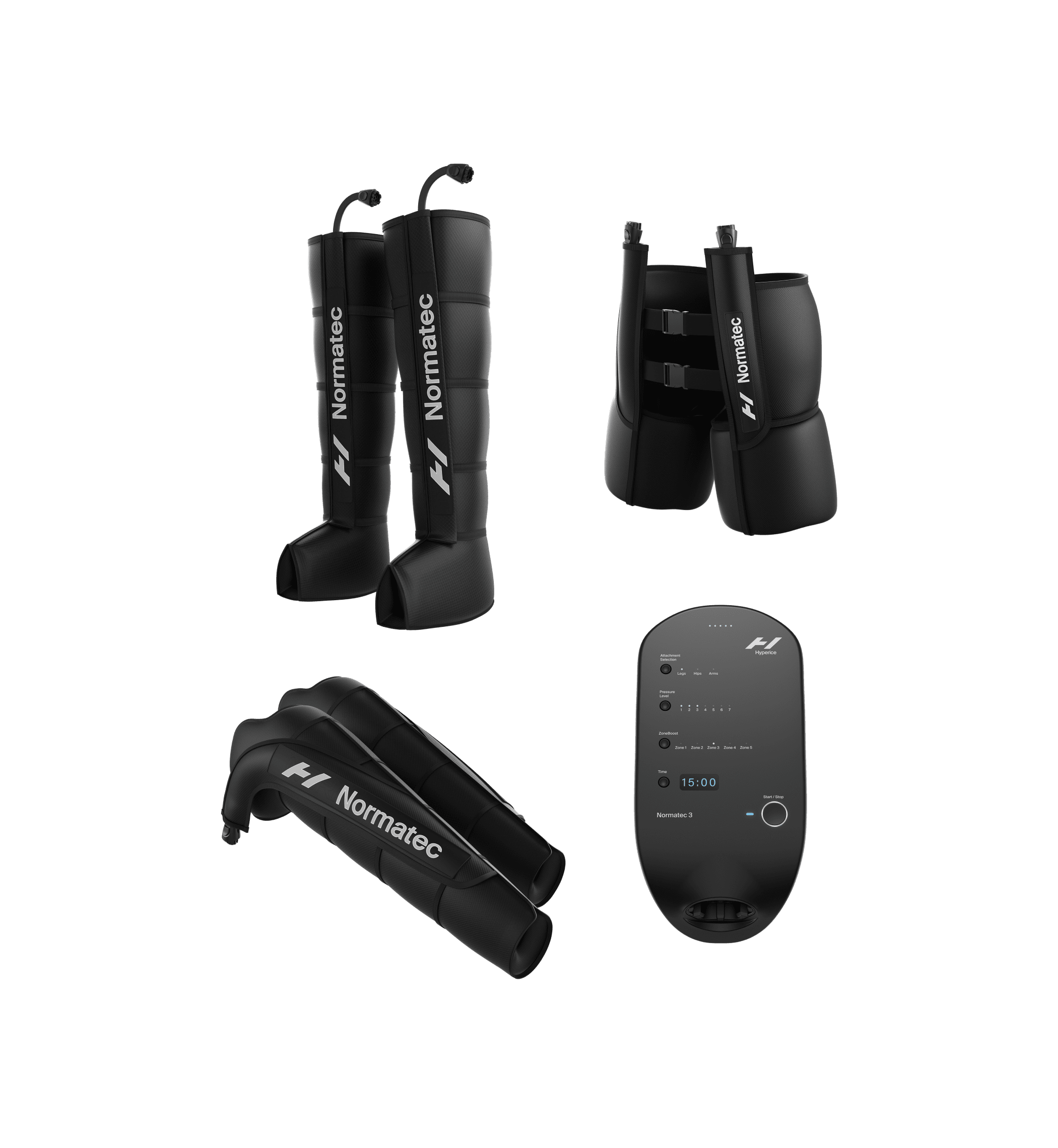 Normatec 3 Full Body - compresión de piernas, caderas y brazos
