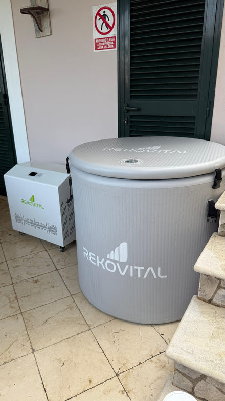 Bañera premium redonda de baño frío para crioterapia e inmersión de cuerpo completo