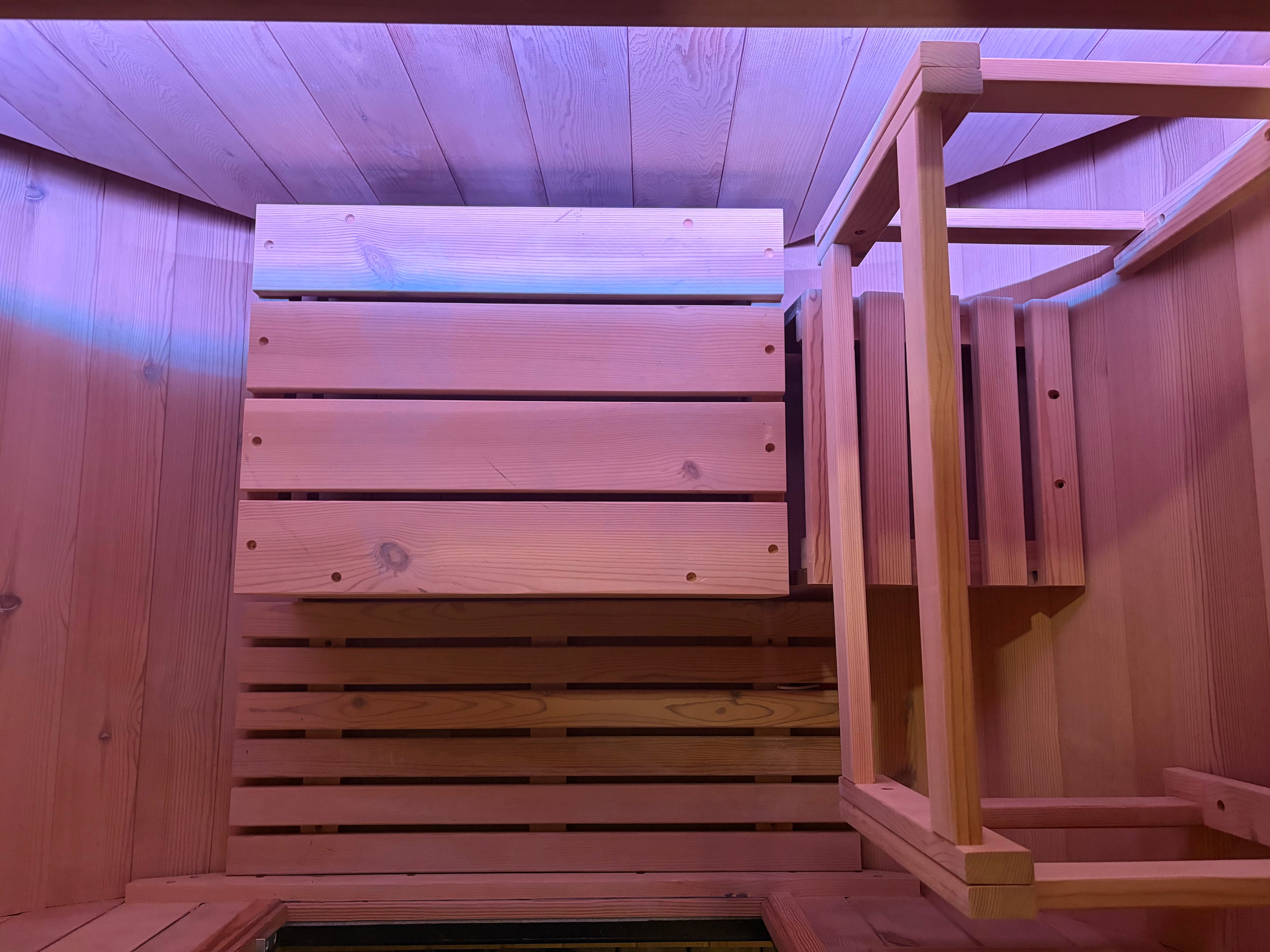 Sauna Cocoon - banco interior