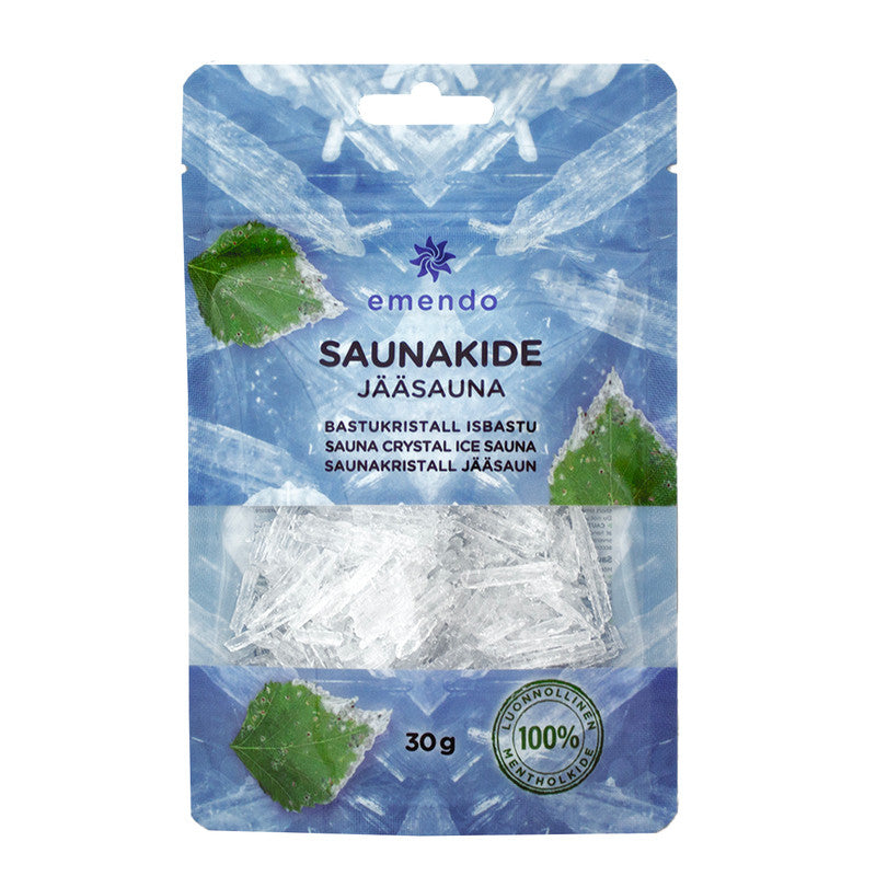 Esencia de cristales de mentol 30gr para añadir en el horno de sauna - aroma refrescante