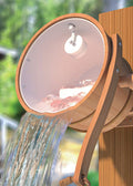 Cubo de ducha fría de pared para terapia de contraste frío-calor en sauna