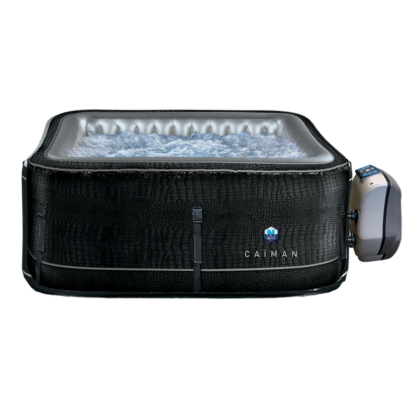 Spa hinchable Caimán para 3 personas con masaje de burbujas e hidromasaje