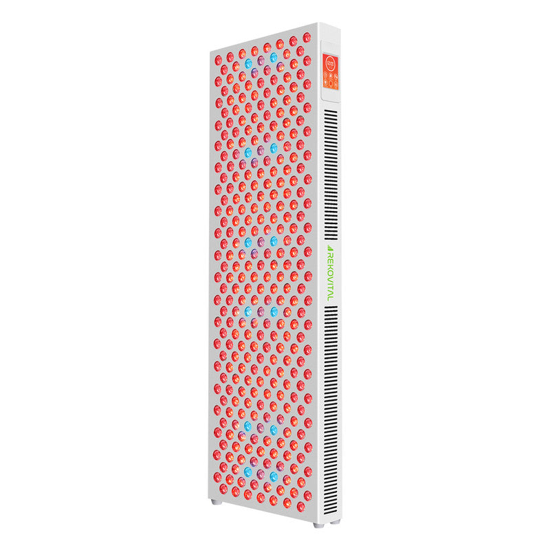 Panel luz roja 3000RLT PRO RekoVital · cobertura corporal completa con 660nm + 850nm