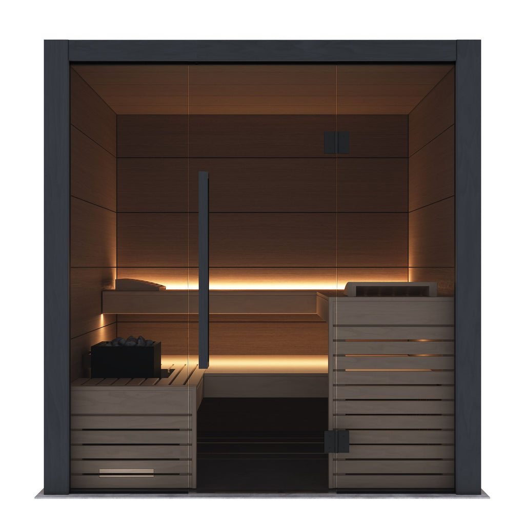 Sauna Harvia Fuji Oak Large, acabado roble - vista 2