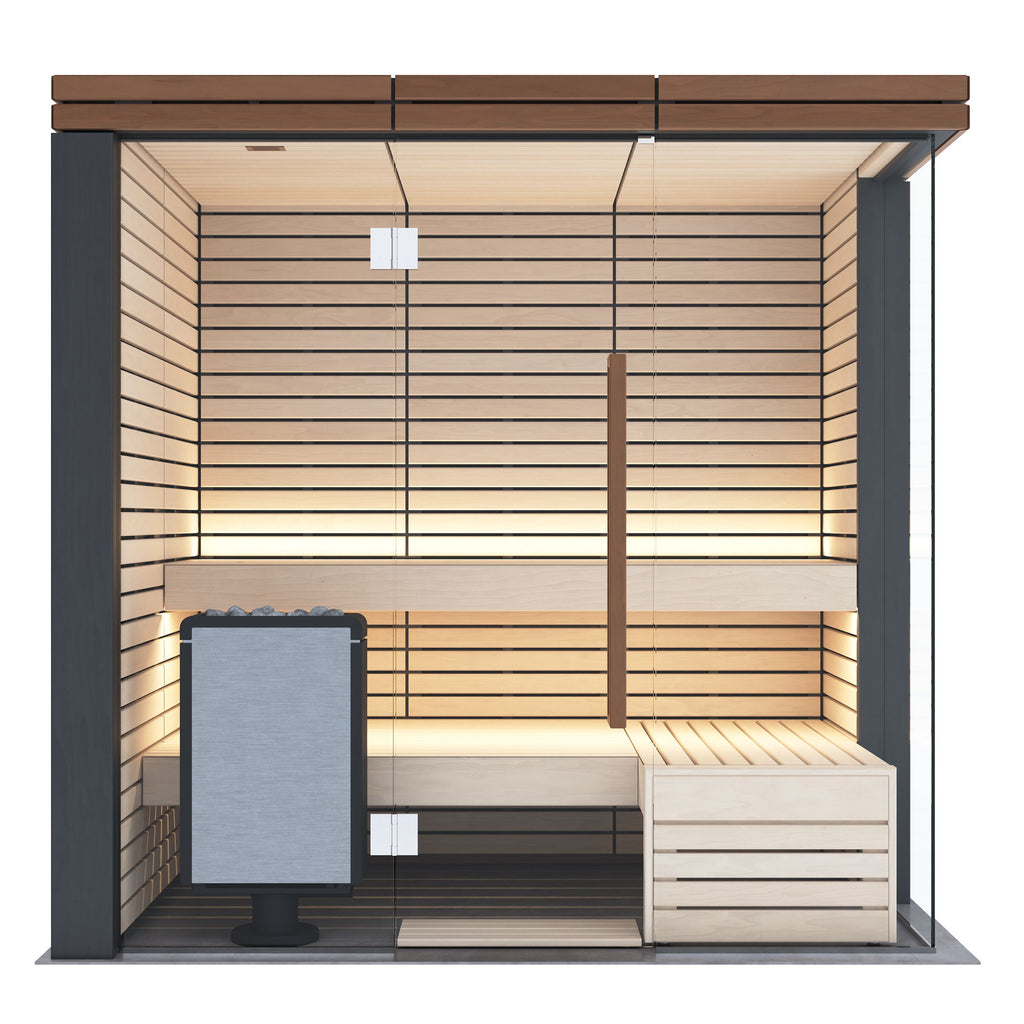 Sauna Harvia Lindea Small - vista angular