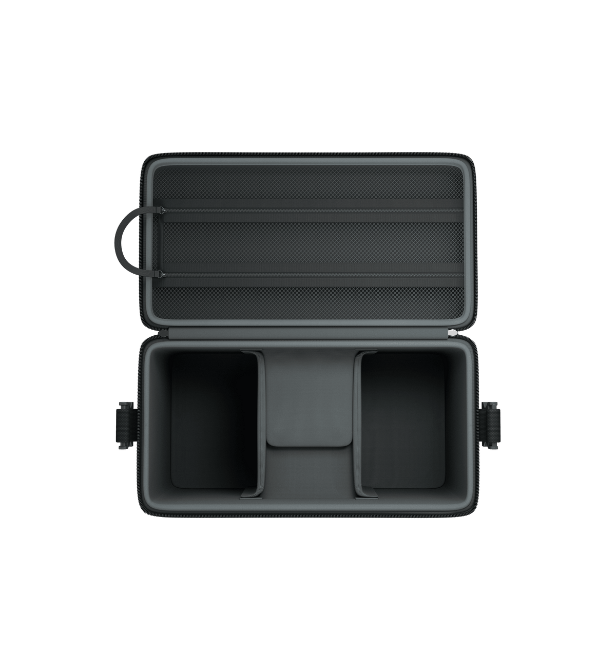 Normatec Carry Case abierta con el sistema dentro
