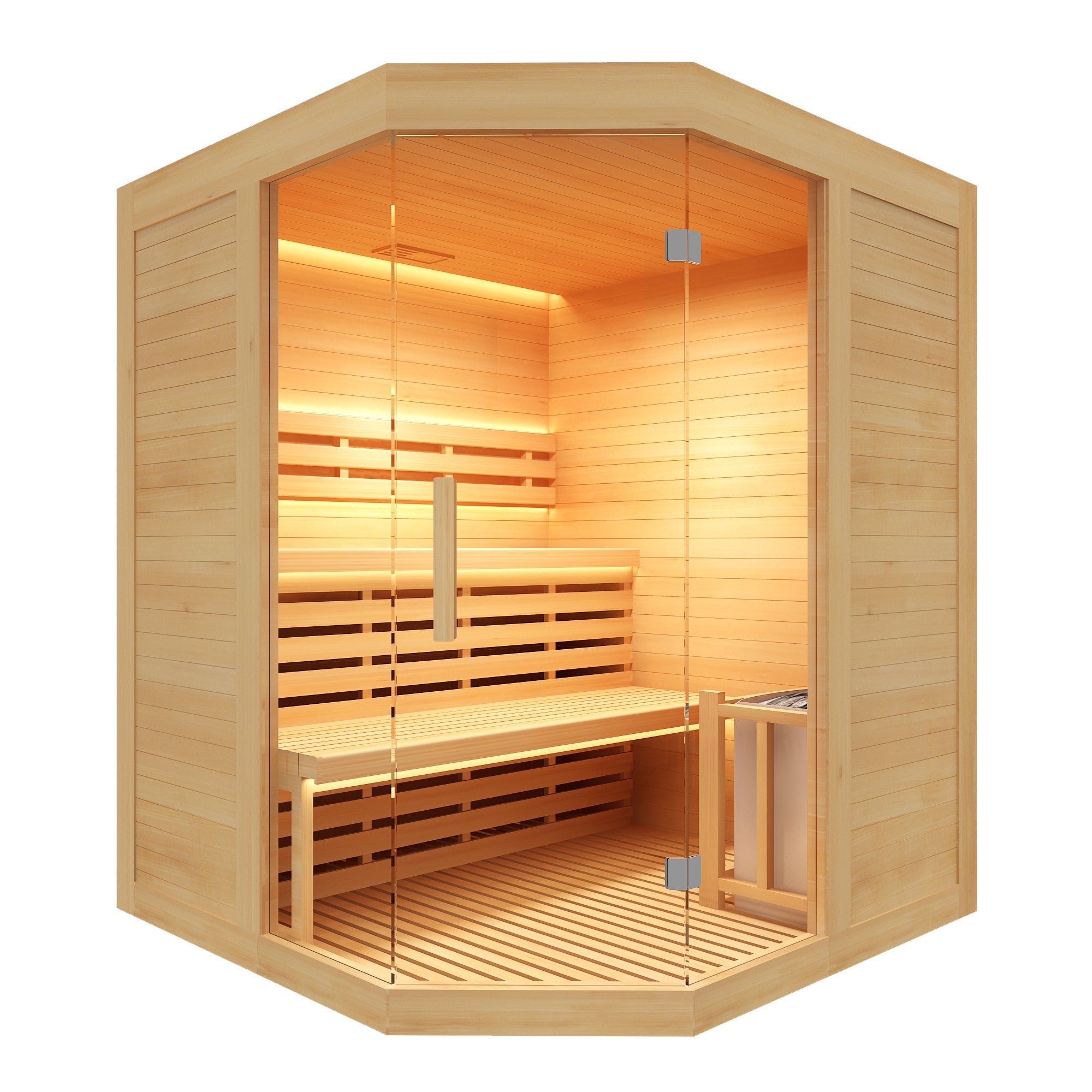 Sauna Sense 3 angular - vista principal