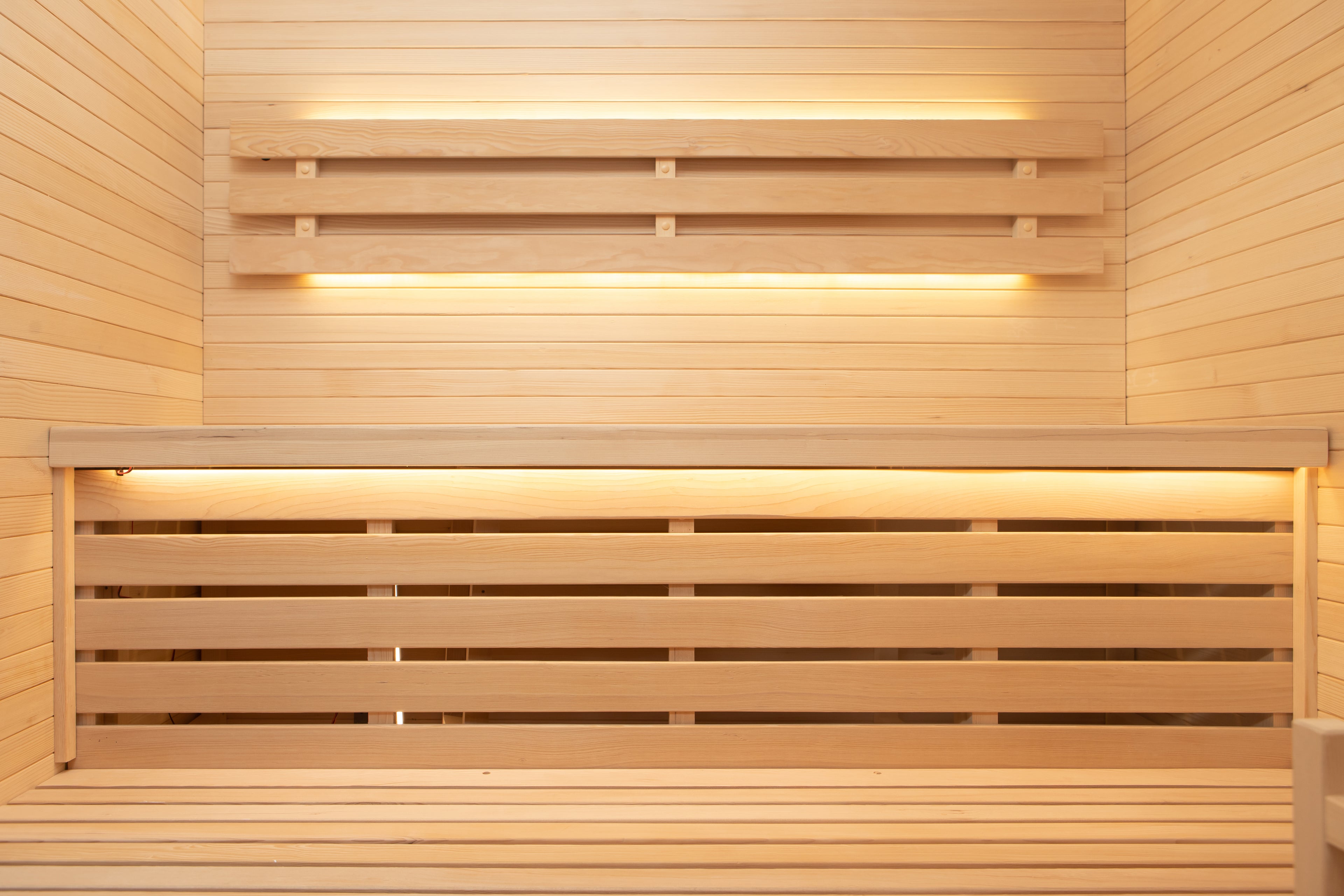 Sauna Sense 3 angular - detalle estructura
