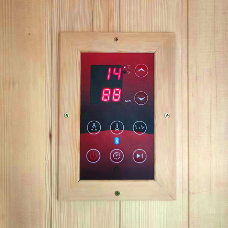 Sauna infrarroja Saulo - panel de control