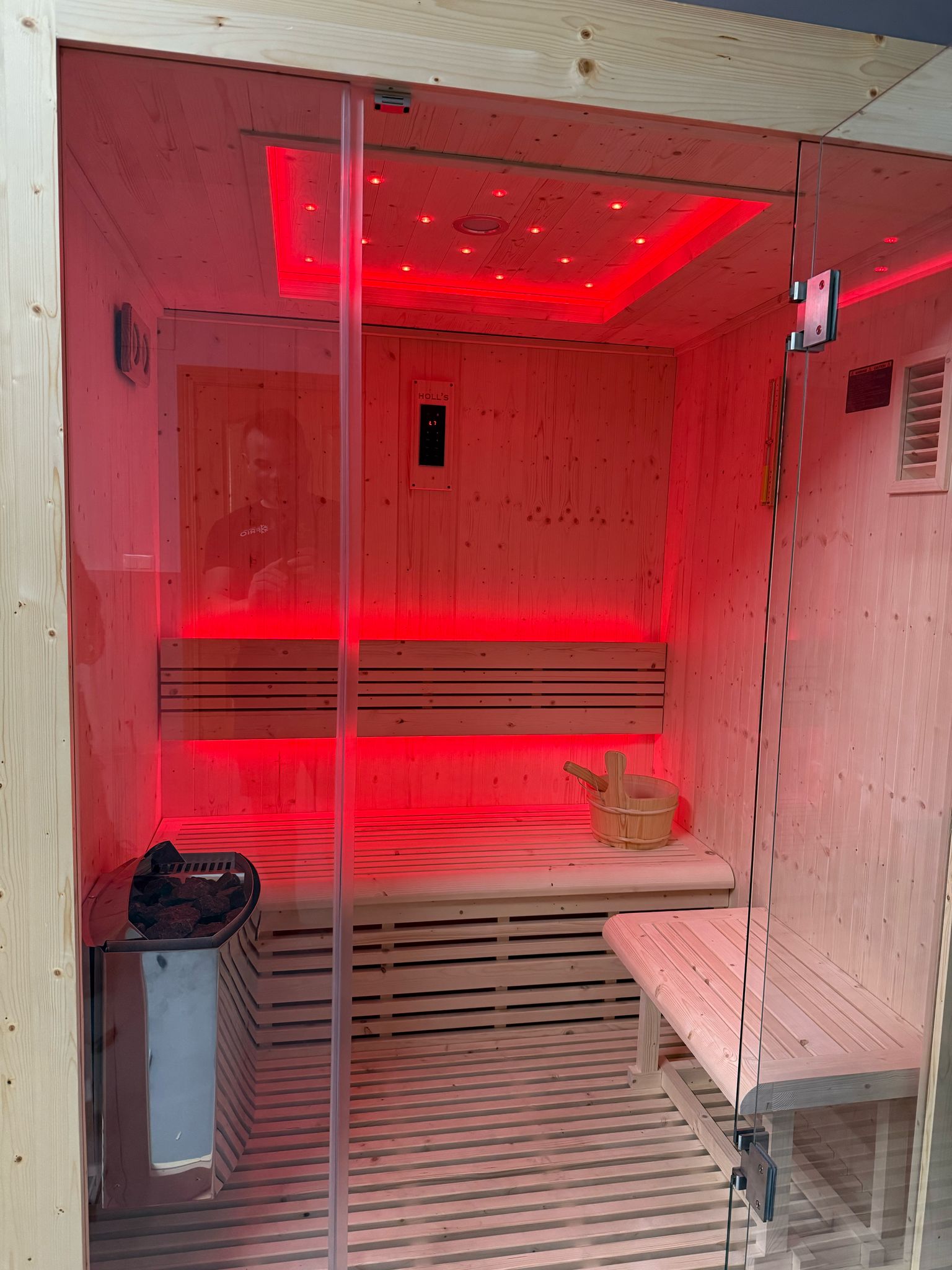 Sauna Utopia 2-3 plazas - vista frontal
