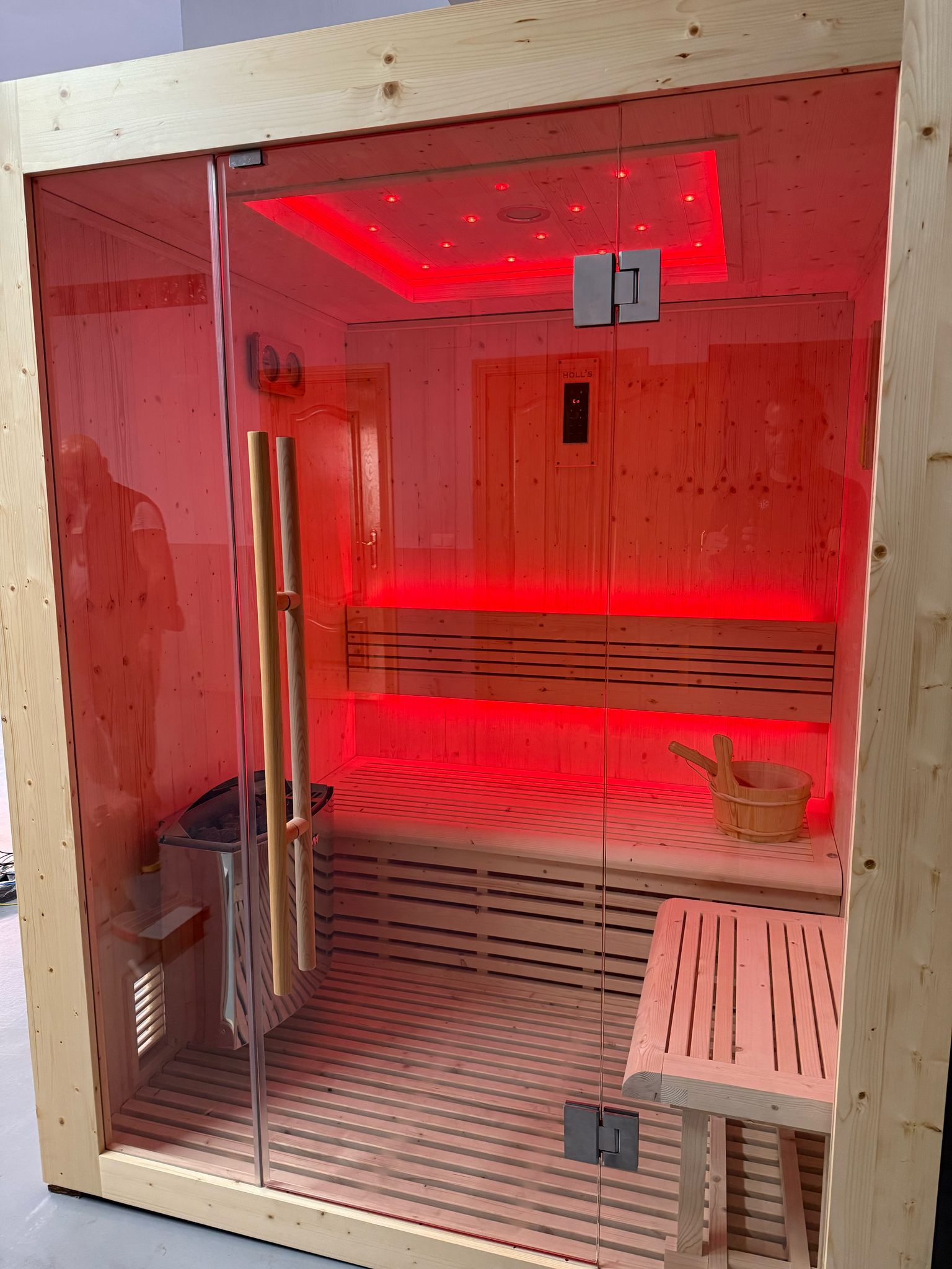 Sauna Utopia 2-3 plazas - interior