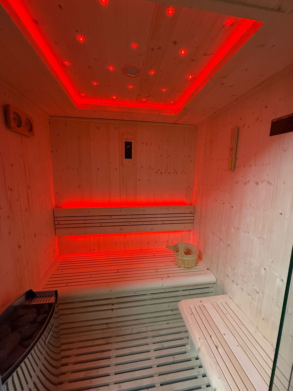 Sauna Utopia 2-3 plazas - banco interior