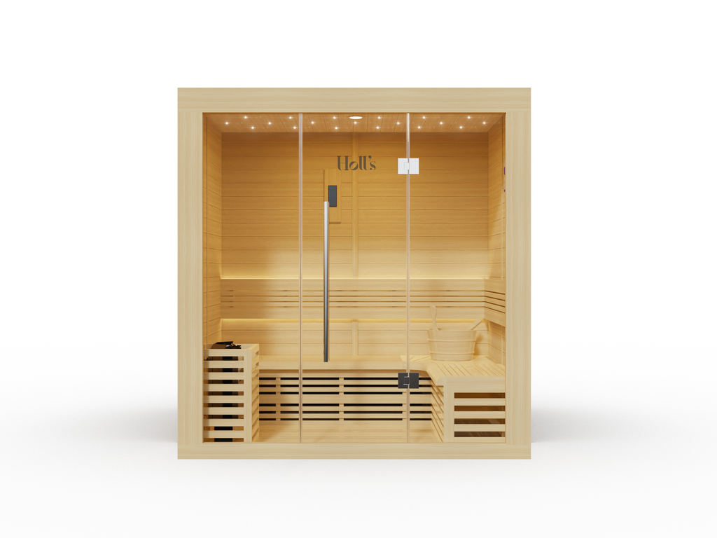 Sauna Utopia 4 plazas - vista lateral