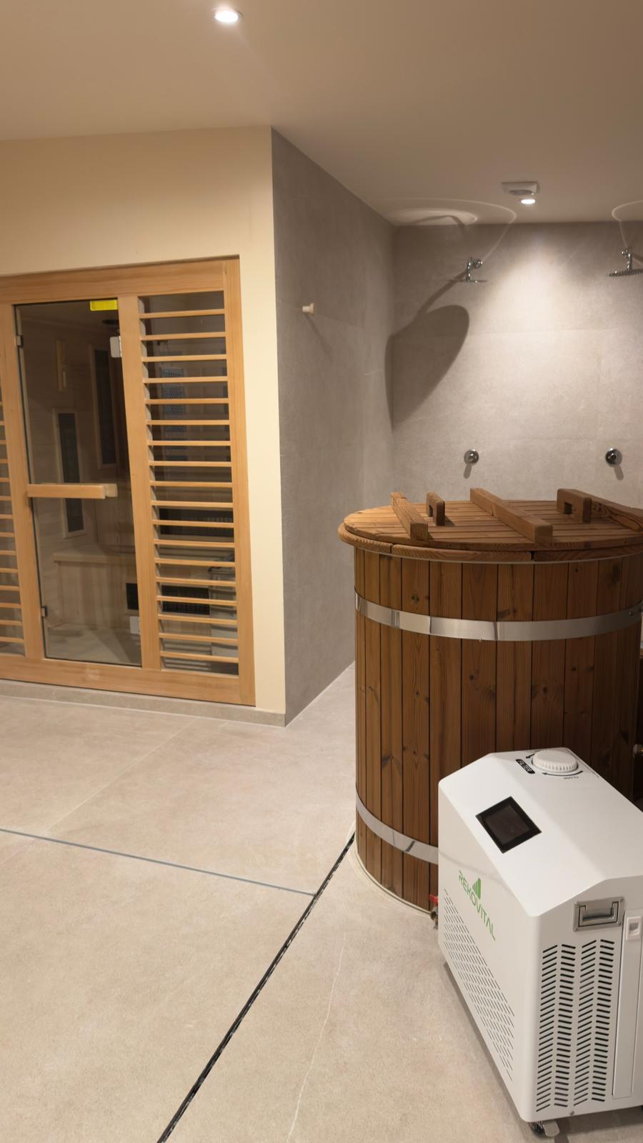 Sauna e ice bath en ESFORÇA'T AF, Mallorca